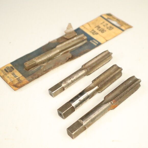 Plug Tap set of 4 - 14mm, 5/8-18mm(2),1/2-20(new) - Picture 1 of 11